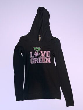 Seedless “Love Green” Thermal Hoodie 🌱💗